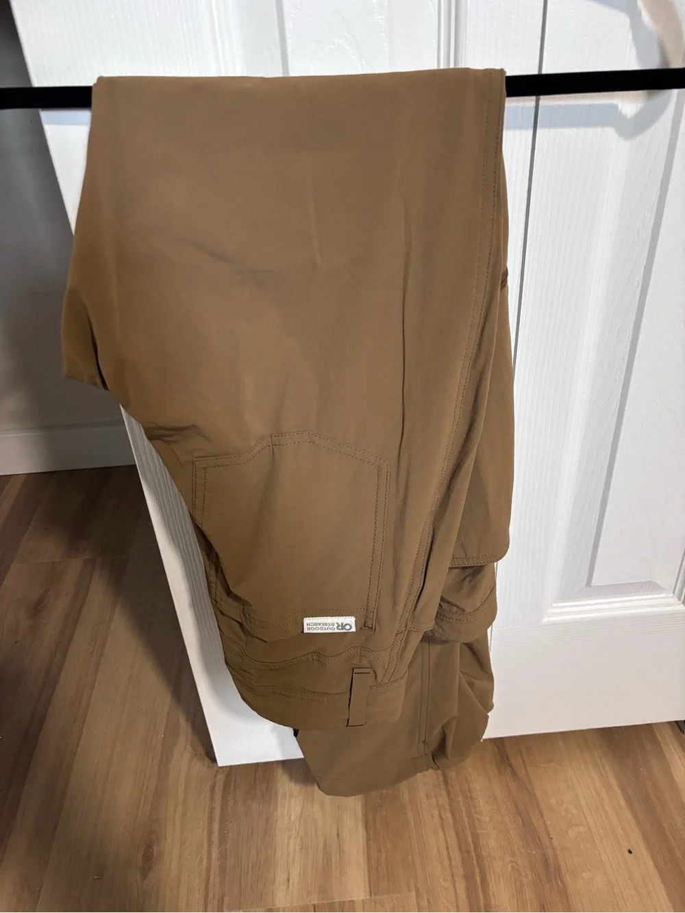 Outdoor Research Men's Cargo Pants in Tan and Gray